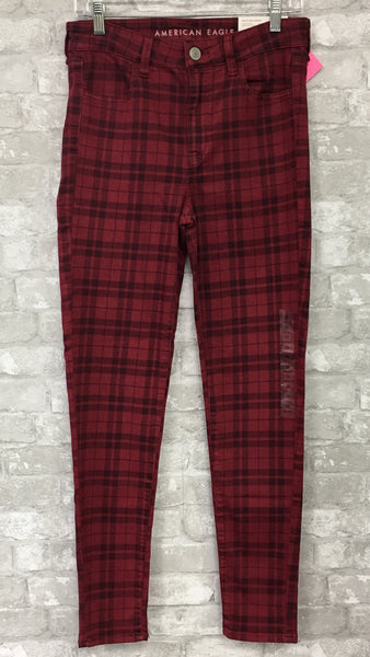 Red/Black Plaid Pants (10)