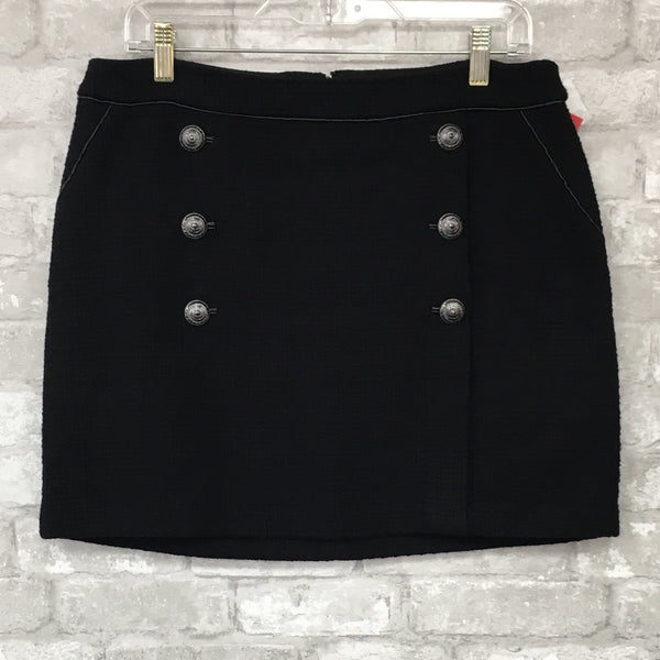 Black/Silver Buttons Skirt (10 PET)