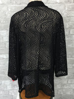 Black Lace Cardigan (Large)