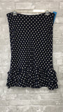 Navy/White/Polka Dots Skirt (4)