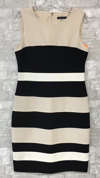 Cream/Black Stripe Dress (8)
