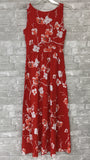 Red w/ White Floral Dress (0)