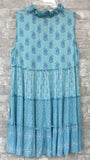 Turquoise/Blue Paisley Dress (10 PET)