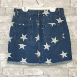 Denim Blue/White Stars Skirt (8)