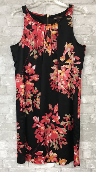 Black w/ Pink/Red Floral Dress (8)