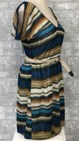 Multicolor Stripe Dress/Belt (14)