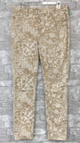 Tan/White Print Pants (6 Tall)