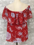 Red Print Top (Small PET)