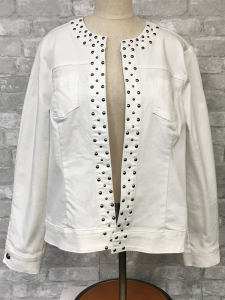 White/Silver Dots Jacket (1X)