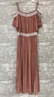 Rust/White Stripe Dress (8)