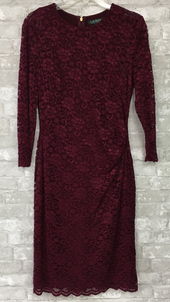 Wine Lace Dress (10)