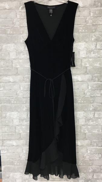 Black Velvet Dress/Belt (14)