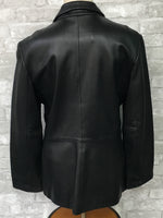 Black Leather Jacket (Medium)