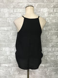 Black Top with Lace by Zenana (Small)
