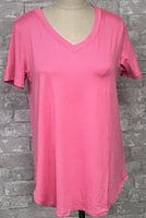 Pink Short Sleeve Top (SM, LG)