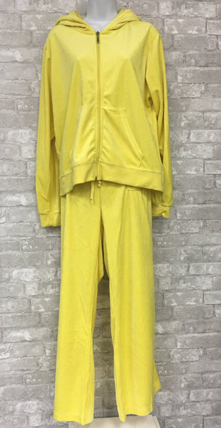 Yellow Athletic Jacket and Pants