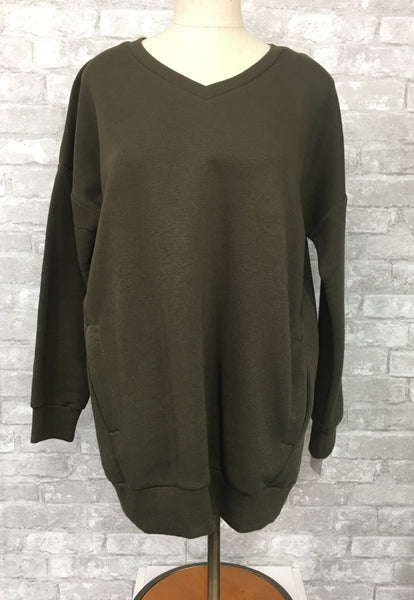 Dark Green Oversized Sweatshirt (XLG)