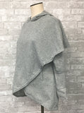 Gray Wrap Hoodie (Small)