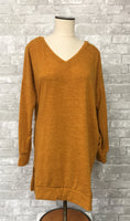 Mustard Sweater (Med, XL)