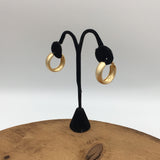Thick Gold-Tone Hoops