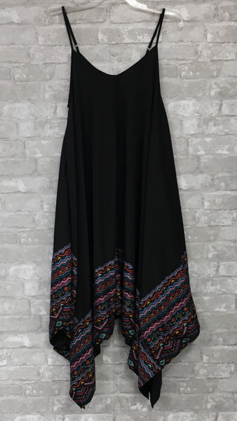 Black/Multicolor Print Dress (6/8)
