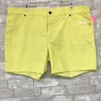 Yellow Corduroy Shorts (14)