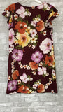 Burgundy Floral Dress (14)