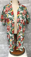 Green/Rust Floral Cardigan (All)