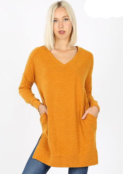 Mustard Sweater (Med, XL)